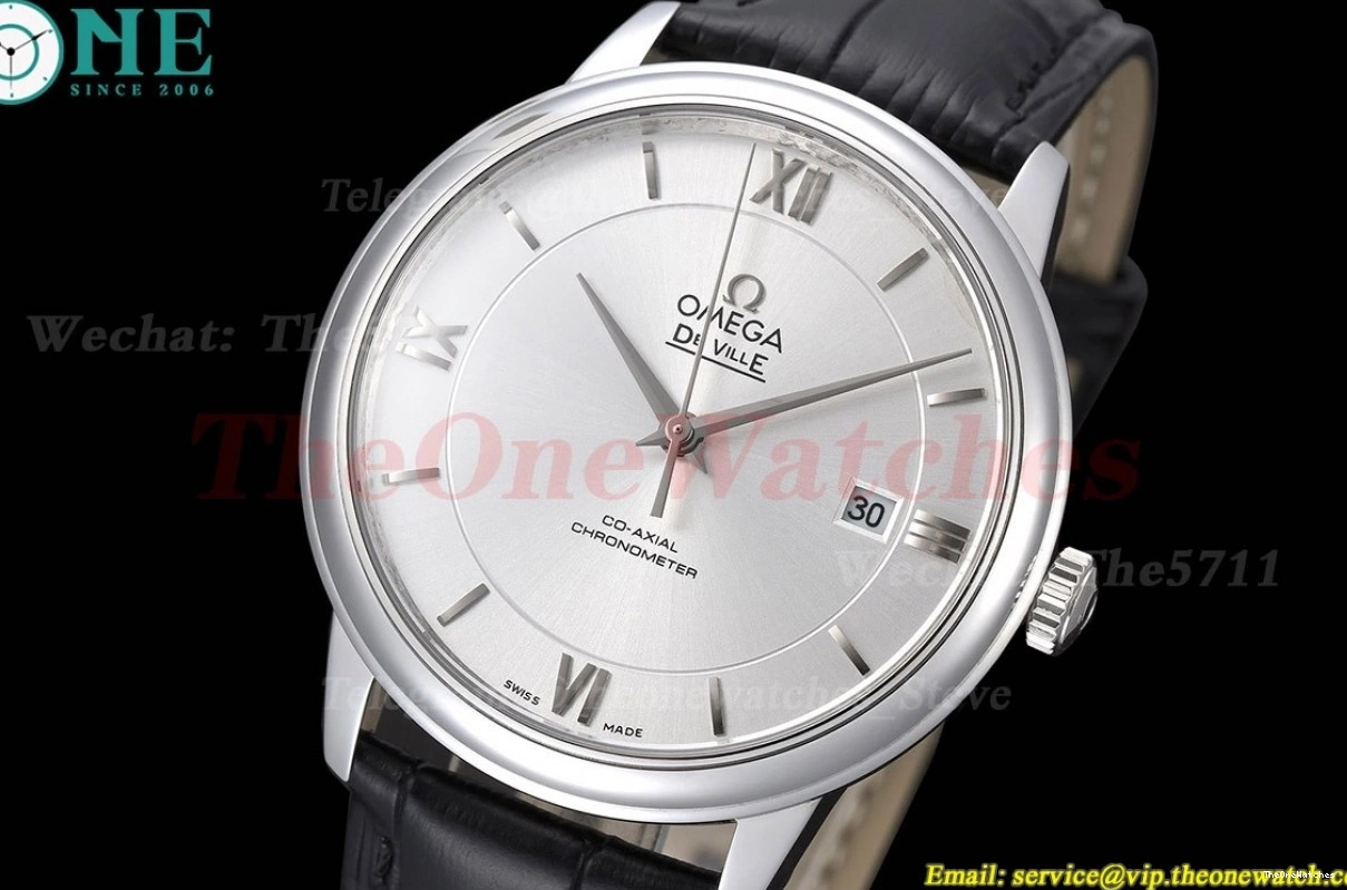 Ville White GDF Co-Axial Dial Men's 39.5MM SS MY8215 De LE 0518